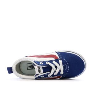 Baskets Bleu/Blanc/Rouge Garçon/Fille Vans Ward Slip vue 4