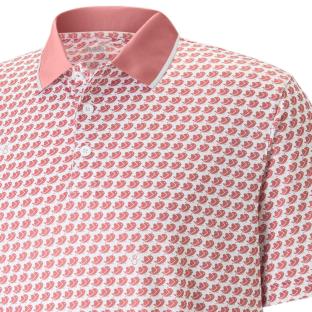 Polo Blanco/Rojo Hombre Puma Love ver 0