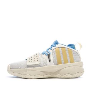 Chaussures de basketball Blanches/Jaune/Bleu Homme Adidas Dame 8 vue 0