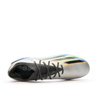 Chaussures de Foot Grises Homme Adidas Speedportal.1 FG vue 4