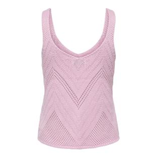 Top Crochet Rose Clair Femme Jdy 15226348 vue 0