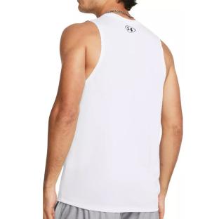 Débardeur Blanc Homme Under Armour Tech vue 0