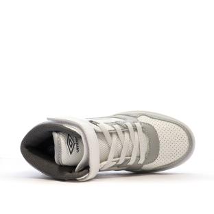 Baskets Grises/Blanches Garçon Rouge Umbro Olly Vlc vue 5