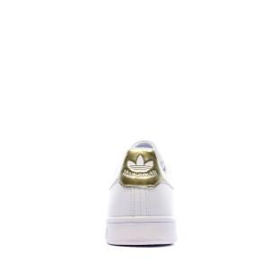 Stan Smith Baskets Blanches /Dorées Femme Adidas vue 3