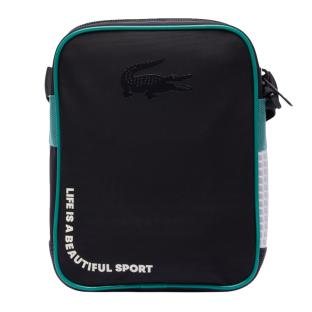Sacoche Noir/Bleu Homme Lacoste bayou vue 0