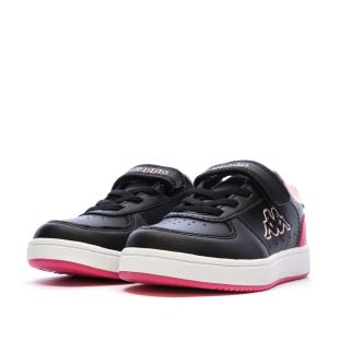Baskets Noir/Rouge Garçon KAPPA Malone 381Y12W vue 6