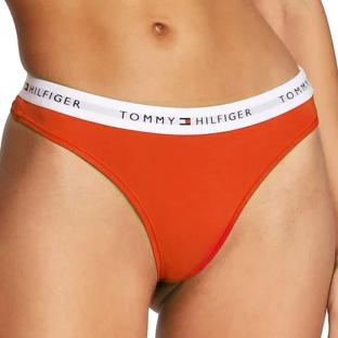 String Orange Femme Tommy Hilfiger Thong pas cher