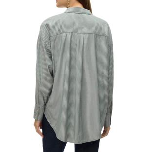 Chemise Kaki/Blanche Femme Vero Moda Nora vue 2