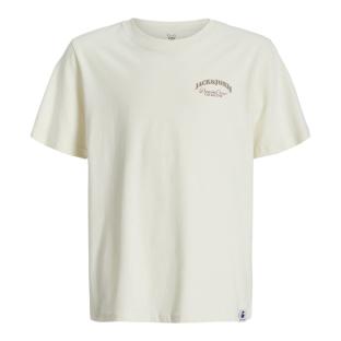 T-Shirt Écru Garçon Jack & Jones brandes Back pas cher