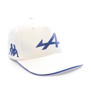 Casquette Blanche/Bleu Homme Kappa Adoflat vue 2