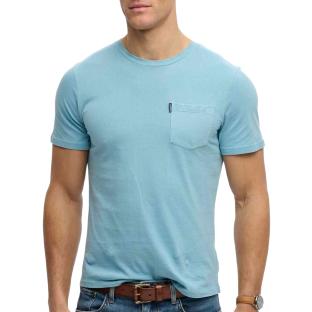 Superdry Classic Essential Men’s Blue T-shirt Photo of the Espace des Marques %store% store - view of %key%