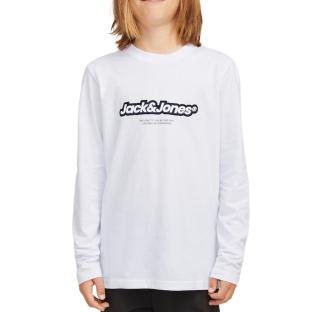 T-Shirt Blanc Garçon Jack & Jones Noho vue 0