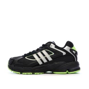 Basket Noir/Vert Femme Adidas Response pas cher
