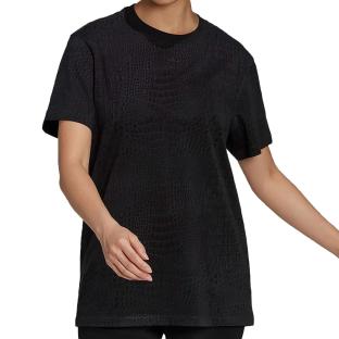 T-shirt Noir Femme Adidas Serpent pas cher