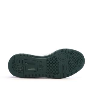 Baskets Noires/Vertes/Blanches Garçon Puma Rebound vue 5