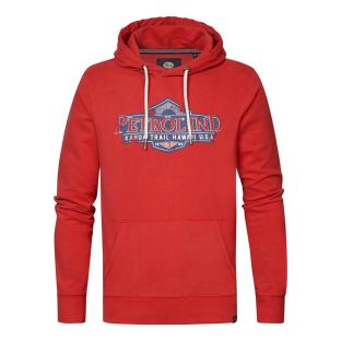 Sweat à Capuche Rouge Homme Petrol Industries Hooded 1040 pas cher