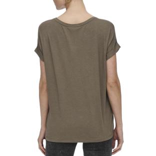 T-shirt Kaki Femme Only Moster vue 2