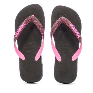 Tongs Noir/Rose Mixte Havaianas Top Bold vue 3