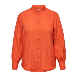 Chemise Orange Femme Only Carmakoma Carelviro pas cher