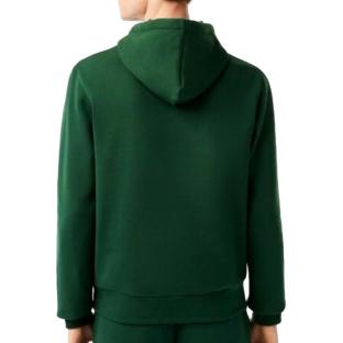 Sweat Vert Foncer Homme Lacoste En Mollet vue 0