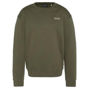 Sweat Kaki Homme Schott Print pas cher