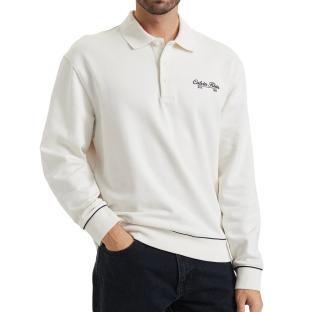 Calvin Klein Jeans Men’s Beige Terry Sweatshirt Photo of the Espace des Marques %store% store - view of %key%
