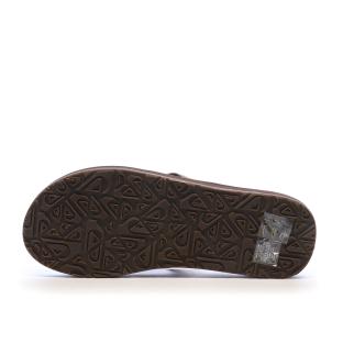 Tongs Marron Homme Quiksilver Carver Nubuck vue 0