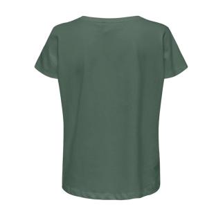 T-shirt Kaki Femme Only Life vue 2