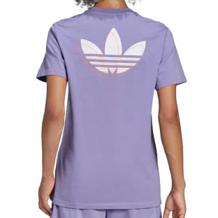 T-shirt Violet Femme Adidas Streetball vue 2
