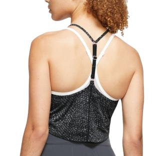 Débardeur court Noir Femme Nike One Tank vue 2