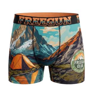 Boxer Orange Homme Freegun Trek vue 0