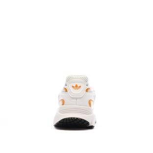 Baskets Blanches/Oranges Femme Adidas Ozmillen vue 0