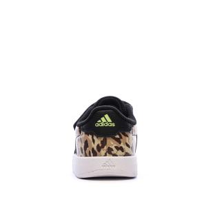 Baskets Noire/Marron Fille Adidas Breaknet vue 3