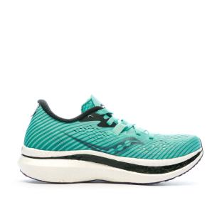 Chaussures de Running Turquoise/Jaune Femme SauconyEndorphin Pro 2 vue 2