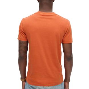 T-Shirt Orange Homme Superdry Essential vue 2