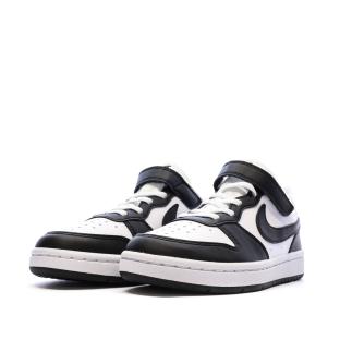 Baskets Noir/Blanc Garçon Nike Court Borough Low vue 6