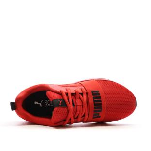 Baskets Rouges Garçon Puma Wired Run vue 4
