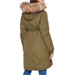 Manteau de Grossesse et de Portage Kaki Femme Mamalicious Lamy Jacket 3in1 vue 2