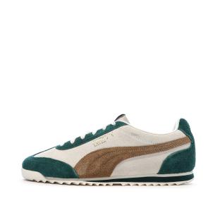Baskets Vert/Beige Homme Puma Arizona Suede pas cher