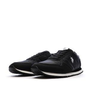 Baskets Noires Homme US Polo ASSN Sneakers vue 0