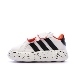 Baskets Blanc/Noir Garçon bébé Adidas Grand Court 2.0 101 Disney pas cher