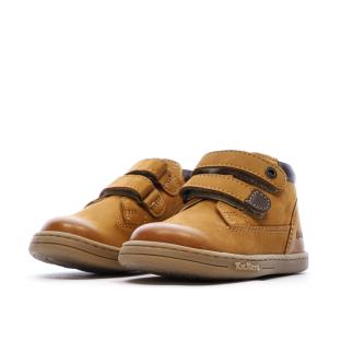 Bottillons Camel Garçon Kickers Tackeasy vue 0