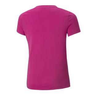 T-Shirt Rose/Blanc Fille Puma Active vue 2