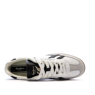Baskets Blanches/Noires Homme Pepe jeans Ball vue 0