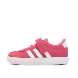 Baskets Roses Fille Adidas Vl Court pas cher