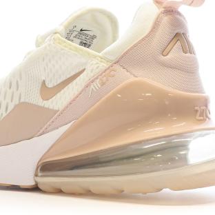 Baskets Blanches/Rose Femme Nike Air Max 270 vue 0