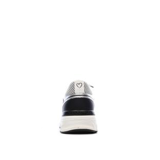 Baskets Blanches/Grises/Noires Femme Marco Tozzi Comb vue 0