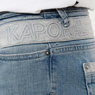 Short Straight en Jean Bleu Homme Kaporal TALBOE vue 3