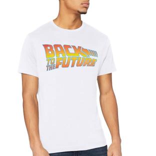 T-Shirt Blanc Homme Back To The Future vue 0