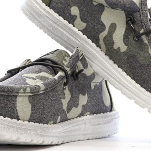 Chaussures Militaire Kaki Homme Hey Dude Camo vue 0